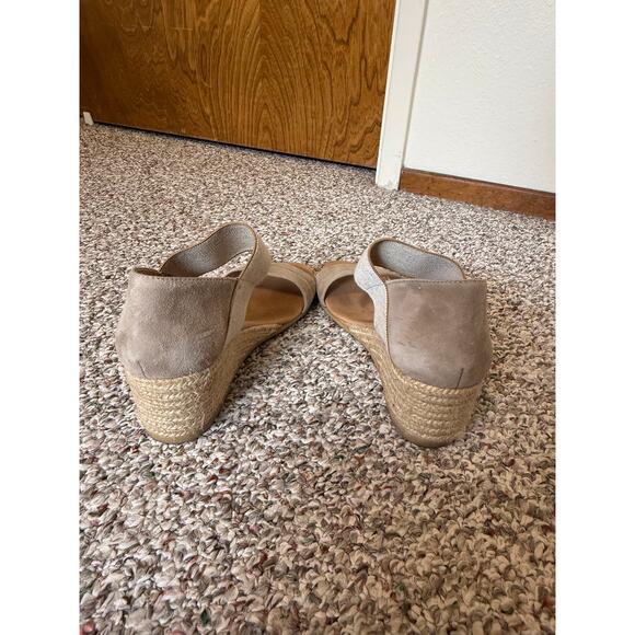 Yevalu Espadrille Wedge Sandals | Size 38 (US 7.5-8) | Made in Spain - Picture 6 of 7